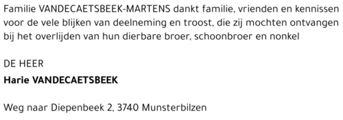 Harie Vandecaetsbeek