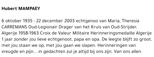 HUBERT MAMPAEY