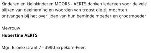 Hubertine AERTS