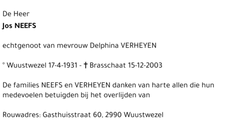 Jos NEEFS