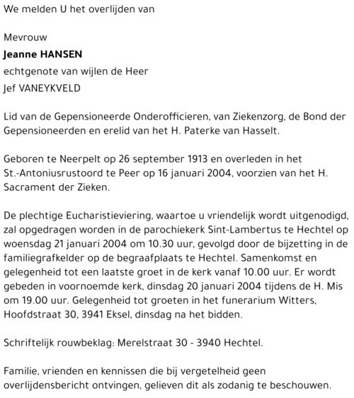 Jeanne HANSEN