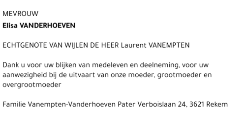 Elisabeth Vanderhoeven