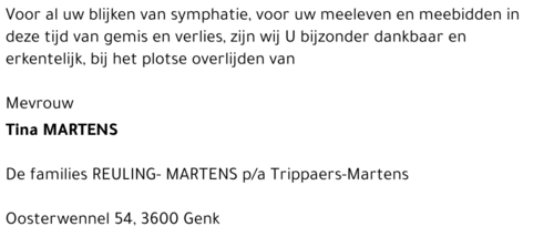 Tina mARTENS