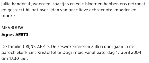 Agnes Aerts