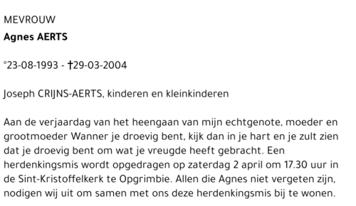 Agnes Aerts