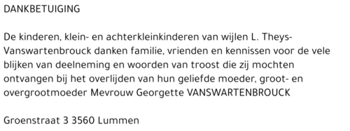 Georgette Vanswartenbrouck