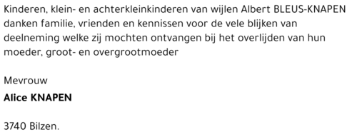 Alice KNAPEN