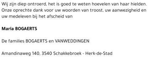 Maria Bogaerts