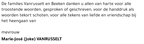 Marie-José Vanrusselt