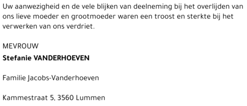 Stefanie Vanderhoeven