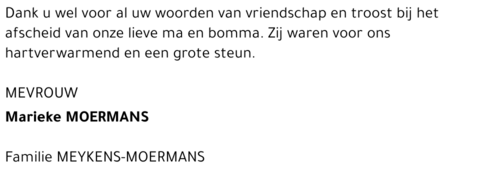 Marieke Moermans
