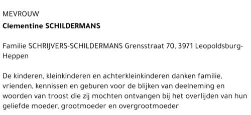 Clementine Schildermans