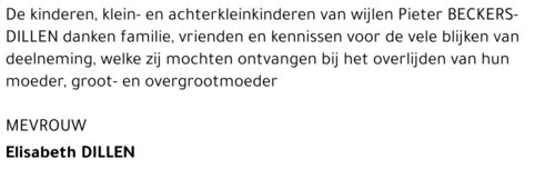 Elisabeth DILLEN