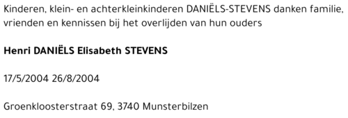 Elisabeth (Liske) Stevens