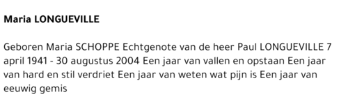 MARIA LONGUEVILLE