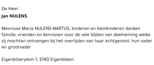 Jan NULENS