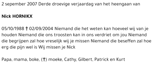 Nick Hornikx