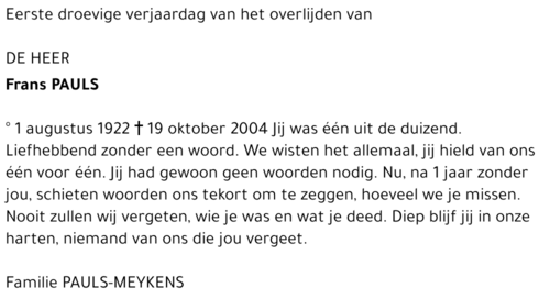Frans Pauls
