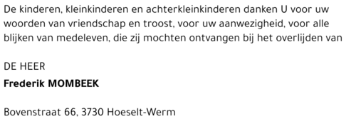 Frederik Mombeek