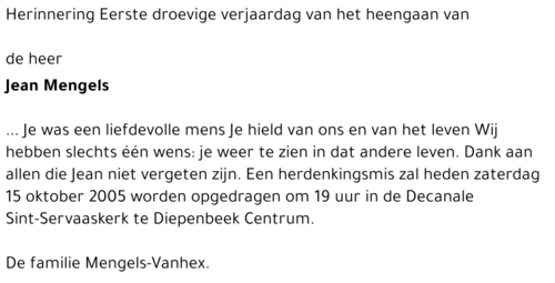 Jean Mengels