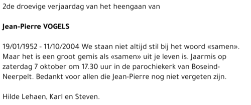 Jean-Pierre Vogels