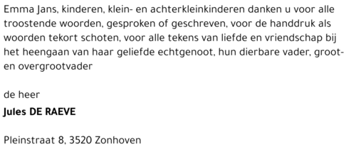Jules De Raeve