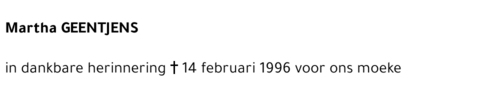 Martha Geentjens
