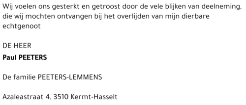 Paul Peeters