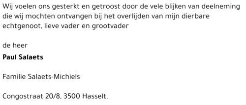 Paul Salaets