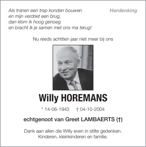 Willy Horemans