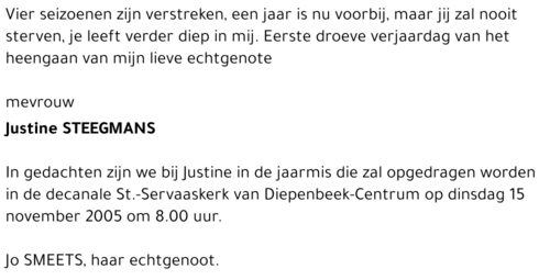 Justine STEEGMANS