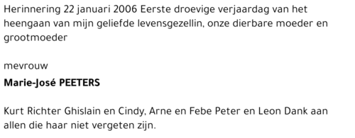 Marie-José Peeters
