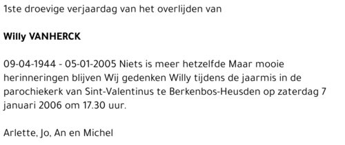 Willy Vanherck