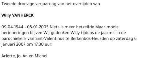 Willy Vanherck