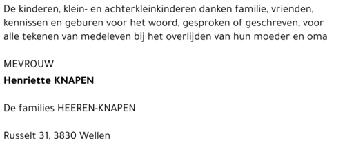Henriette Knapen