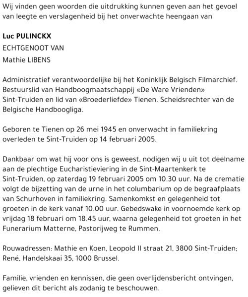 Luc Pulinckx