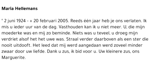 Maria Hellemans