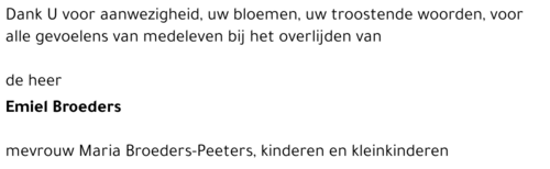 Emiel BROEDERS