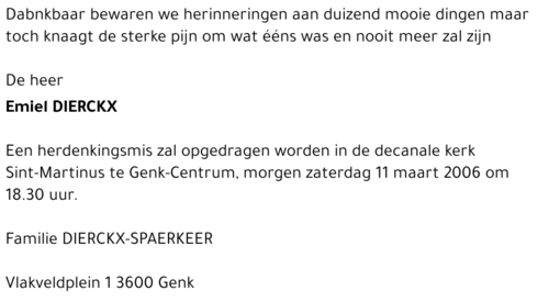 Emiel DIERCKX