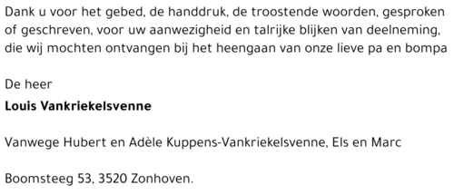 Louis Vankriekelsvenne