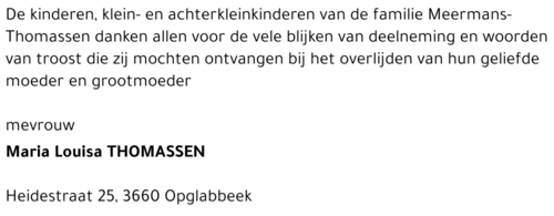 Maria Louisa Thomassen