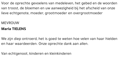 Maria Tielens