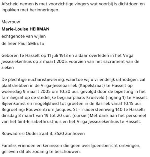 Marie-Louise Heirman