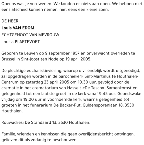 Louis Van Edom