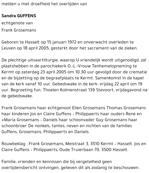 Sandra Guffens