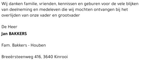 Jan Bakkers