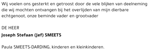 Joseph Stephaan (Jef) Smeets
