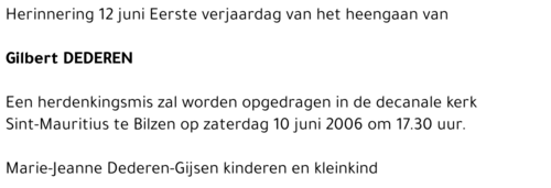 Gilbert DEDEREN