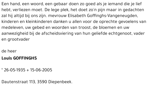 Louis GOFFINGHS