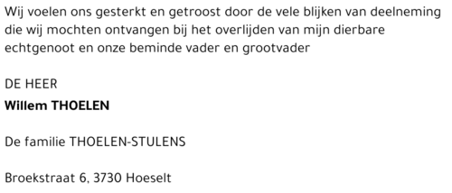 Willem Thoelen